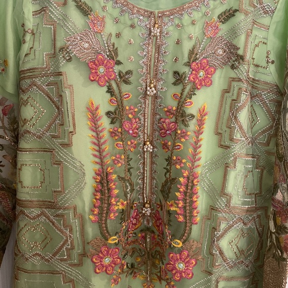 Beautiful Pakistani 3 Piece Suit - Picture 7 of 9